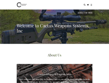 Tablet Screenshot of cactusweapons.com